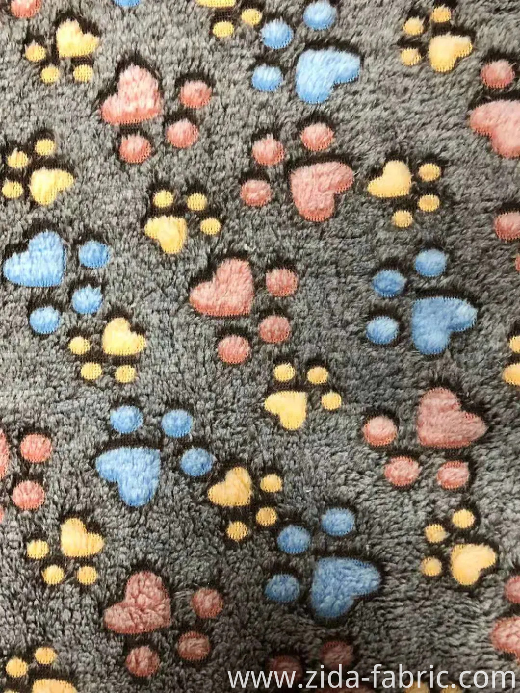 100% Polyester Double Flannel Fleece Fabric